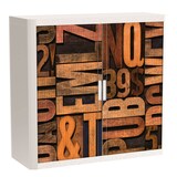 Artikelbild 1 für PAPERFLOW easyOffice Industrial Rollladenschrank 61194 2 Fachböden 110,0 x 41,5 x 104,0 cm, Artikelnummer 209336