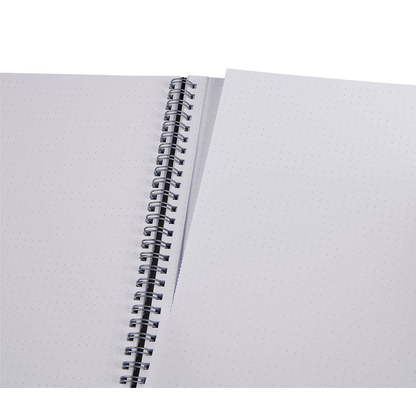 Artikelbild 5 für BRUNNEN Notizbuch Premium Wire DIN A4 punktkariert, schwarz Hardcover 192 Seiten, 1 St., Artikelnummer 264339