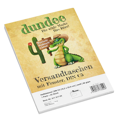Artikelbild 3 für dundee Versandtaschen DIN C5 mit Fenster weiß 25 St., Artikelnummer 611917