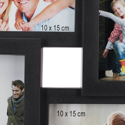 Artikelbild 2 für relaxdays Collage-Bilderrahmen schwarz 86,0 x 57,0 cm, 1 St., Artikelnummer 521603