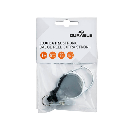 Artikelbild 5 für DURABLE Ausweishalter Jojo EXTRA STRONG 832901, Clip, schwarz, 1 St., Artikelnummer 462931