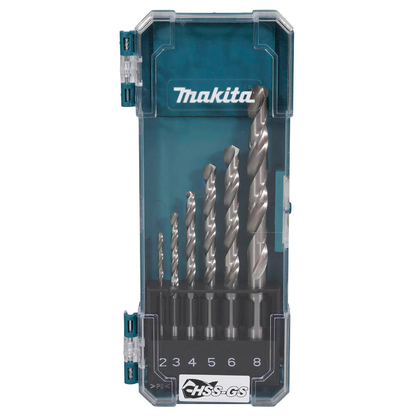 Artikelbild für makita Metallbohrer-Set D-78346 HSS-GS, 6-teilig, Artikelnummer 416218