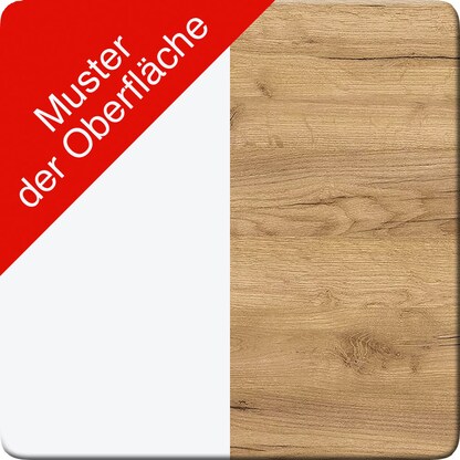 Artikelbild 3 für GERMANIA Aktenschrank Monteria, 4204-242 navarra-eiche, weiß 4 Fachböden 80,0 x 37,0 x 196,0 cm, Artikelnummer 121337