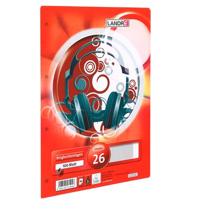 Artikelbild 3 für LANDRÉ® Ringbucheinlagen A4 kariert, 100 Blätter, Artikelnummer 298699
