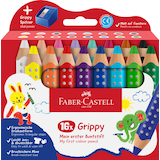 Artikelbild 1 für FABER-CASTELL Grippy Malset farbsortiert, 16 St., Artikelnummer 589196