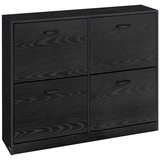 Artikelbild 1 für VASAGLE Schuhschrank, LBC035B01 schwarz 4 Fachböden 105,5 x 24,0 x 82,7 cm, Artikelnummer 760799