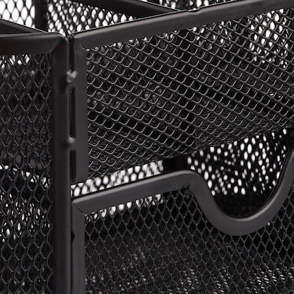 Artikelbild 2 für relaxdays Schreibtisch-Organizer schwarz Metall 9 Fächer 22,0 x 11,0 x 10,5 cm, Artikelnummer 516801