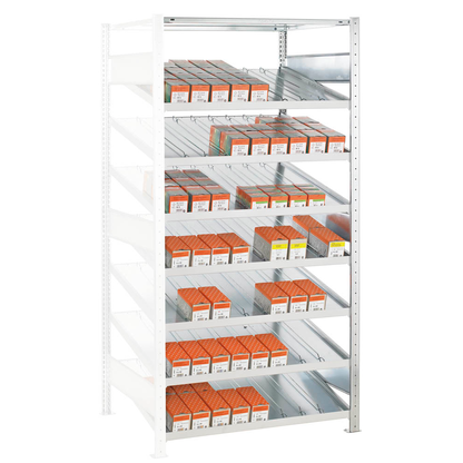 Artikelbild für SCHULTE Anbau-Schrägbodenregal 13611-130 silber 130,0 x 50,0 x 200,0 cm, Artikelnummer 855698