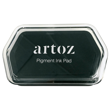 Artikelbild für artoz Stempelkissen Pigment Ink Pad schwarz 9,0 x 6,0 cm, 1 St., Artikelnummer 129108