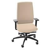 Artikelbild 1 für Dauphin Bürostuhl Indeed operator Stoff beige, Gestell schwarz, Artikelnummer 125589