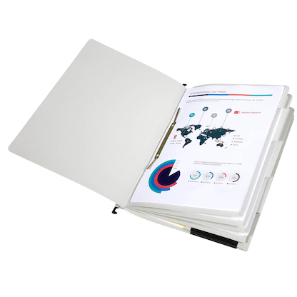 Artikelbild 6 für AKTION: dots Personalhefter Karton lichtgrau DIN A4 4x kaufmännische Heftung, 10 St., Artikelnummer 389585