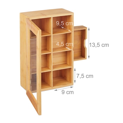 Artikelbild 4 für relaxdays Teebox braun 33,0 x 20,0 cm, 1 St., Artikelnummer 400764