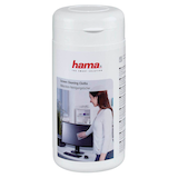Artikelbild 1 für hama Bildschirm-Reinigungstücher 1-lagig weiß, 100 Tücher, Artikelnummer 748717
