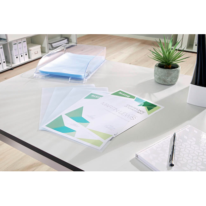 Artikelbild 15 für LEITZ Sichthüllen 4060 DIN A4 transparent genarbt 0,17 mm, 100 St., Artikelnummer 154161