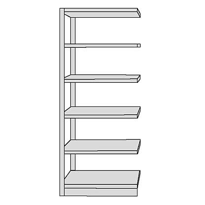 Artikelbild 2 für Kerkmann Anbauregal Progress 50955111 lichtgrau 75,0 x 30,0 x 225,0 cm, Artikelnummer 301390