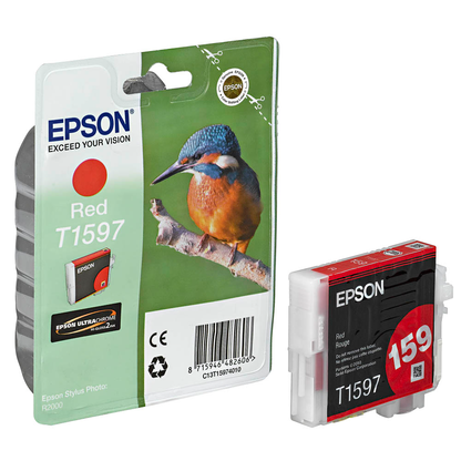 Artikelbild für EPSON T1597 (Eisvogel) rot Druckerpatrone, Artikelnummer 839563