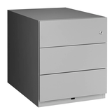 Artikelbild 1 für BISLEY Note Rollcontainer silber 3 Auszüge 42,0 x 56,5 x 49,5 cm, Artikelnummer 186872