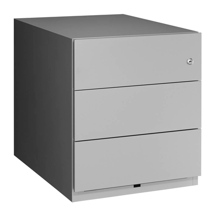 Artikelbild für BISLEY Note Rollcontainer silber 3 Auszüge 42,0 x 56,5 x 49,5 cm, Artikelnummer 186872