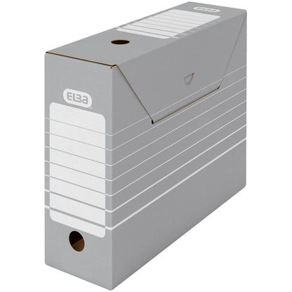 Artikelbild 2 für ELBA Archivboxen Tric grau/weiß 11,0 x 34,0 x 27,0 cm, 10 St., Artikelnummer 961831