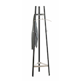 Artikelbild 1 für HAKU Möbel Kleiderständer 52254 schwarz Metall 9 Haken 47,0 x 177,0 cm, Artikelnummer 340038