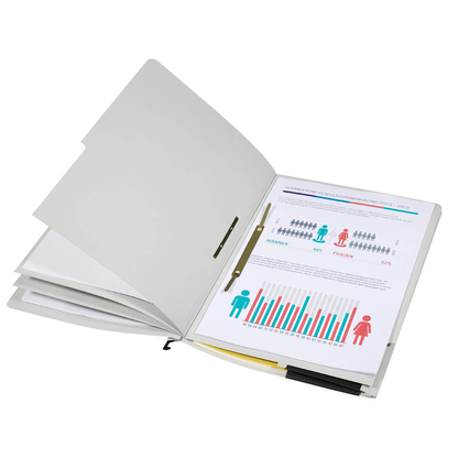 Artikelbild 7 für AKTION: dots Personalhefter Karton lichtgrau DIN A4 4x kaufmännische Heftung, 10 St., Artikelnummer 389585