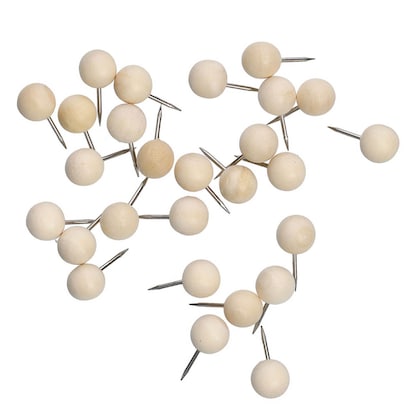 Artikelbild für Zeller Pinnnadeln braun, 25 St., Artikelnummer 165096