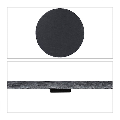 Artikelbild 3 für relaxdays Schieferplatten grau Ø 25,0 cm, 6 St., Artikelnummer 401143