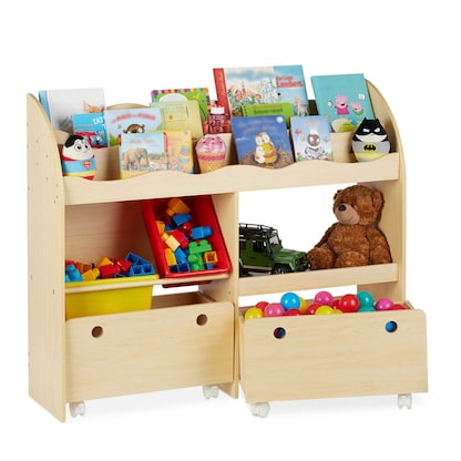 Artikelbild für relaxdays Kinderregal Holzoptik 108,0 x 29,0 x 88,0 cm, 1 St., Artikelnummer 519914