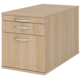 Artikelbild 1 für HAMMERBACHER TC20 Rollcontainer eiche 3 Auszüge 42,8 x 80,0 x 51,2 cm, Artikelnummer 376156