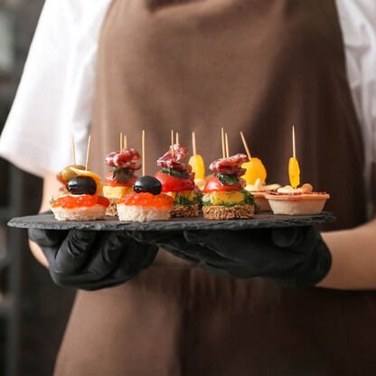 Artikelbild 8 für relaxdays Schieferplatten grau Ø 25,0 cm, 6 St., Artikelnummer 401143