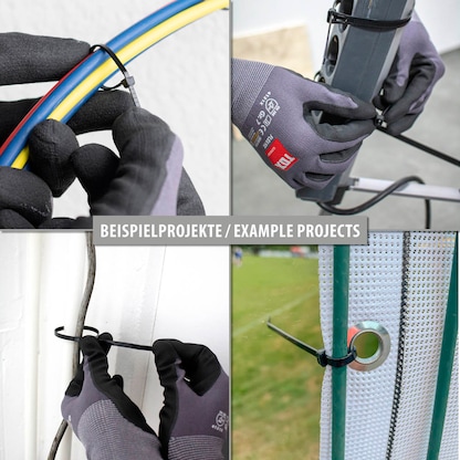 Artikelbild 5 für TOX Kabelbinder-Set Clip schwarz 100,0, 160,0, 200,0, 250,0 mm x 2,5, 3,6, 4,8 mm, 500 St., Artikelnummer 560296