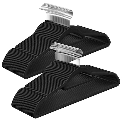 Artikelbild für SONGMICS Kleiderbügel schwarz, 20 St., Artikelnummer 263127