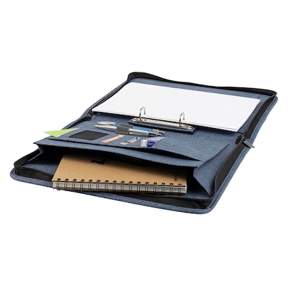 Artikelbild 3 für WEDO Ringbuchmappe Denim Kunstfaser DIN A4 blau, Artikelnummer 574859