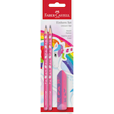Artikelbild 1 für FABER-CASTELL Einhorn Bleistift-Set HB pink, 1 Set, Artikelnummer 589307
