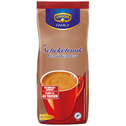 Artikelbild für KRÜGER Schokotrunk Trinkschokolade, mild, 1000 g, Artikelnummer 158392