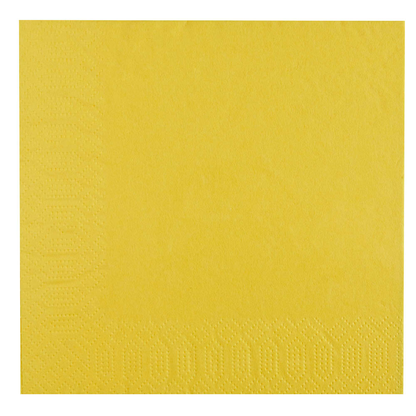 Artikelbild 2 für alouette Servietten gelb 3-lagig 33,0 x 33,0 cm, 30 St., Artikelnummer 432902