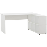 Artikelbild 1 für MÖBELPARTNER 500 Schreibtisch weiß rechteckig, Wangen-Gestell weiß 150,0 x 65,0 cm, Artikelnummer 823961