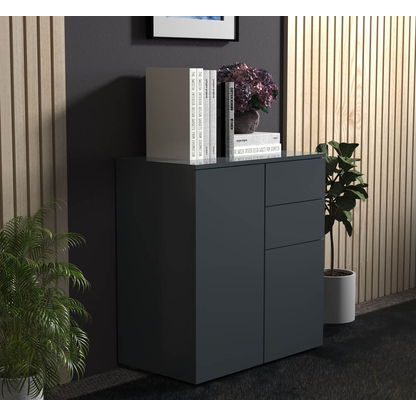 Artikelbild 4 für VCM my home Kommode Dalosa, 918338 anthrazit 70,0 x 39,0 x 76,5 cm, 1 St., Artikelnummer 911323