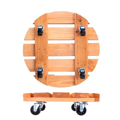 Artikelbild 4 für WAGNER® design yourself Pflanzenroller TOSCANA GH 0163 Holz, Ø 38,0 cm hellbraun rund, 1 St., Artikelnummer 420437