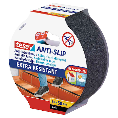 Artikelbild 3 für tesa Anti-Rutsch-Band Extra Resistant schwarz 50,0 mm x 5,0 m, Artikelnummer 728729