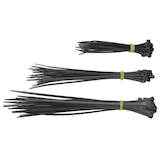 Artikelbild 1 für CON:P Kabelbinder-Set schwarz 25x 100,0, 25x 160,0, 25x 190,0 mm x 2,5 mm, 75 St., Artikelnummer 260625