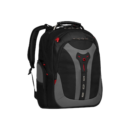 Artikelbild 2 für WENGER Laptop-Rucksack Pegasus Kunstfaser schwarz/grau 25,0 l bis 43,2 cm (17 Zoll), Artikelnummer 926939