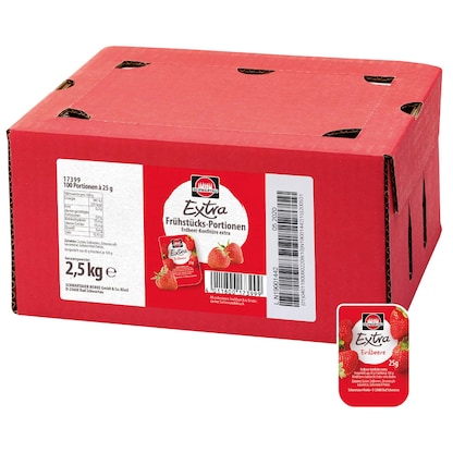Artikelbild für SCHWARTAU Extra Erdbeere Konfitüre, 100 St., Artikelnummer 449149