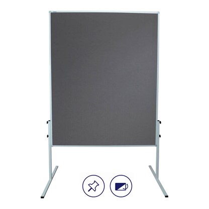Artikelbild 2 für FRANKEN Moderationswand X-tra!Line 120,0 x 150,0 cm grau, Artikelnummer 509949