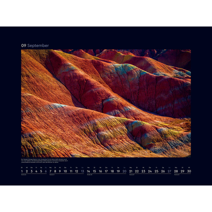 Artikelbild 10 für KUNTH Monats-Wandkalender Farben der Erde 2026, 1 St., Artikelnummer 575698