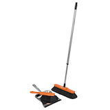 Artikelbild 1 für Kehrgarnitur mit langem Stiel braun Holz 30,0 cm breit, Artikelnummer 232827