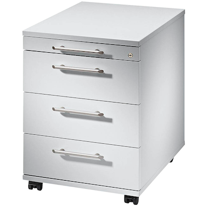 Artikelbild für HAMMERBACHER Gradeo Rollcontainer lichtgrau 4 Auszüge 42,8 x 58,0 x 59,0 cm, Artikelnummer 231621