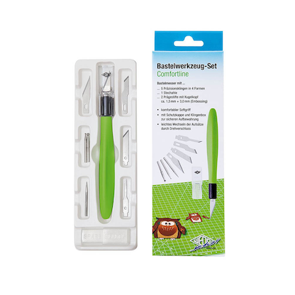 Artikelbild für WEDO Bastelmesser COMFORTLINE grün, 1 Set, Artikelnummer 151550