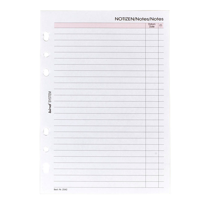 Artikelbild 2 für bind Ringbuch-Ergänzungsblätter Notizen A5, 50 Blatt, Artikelnummer 794347