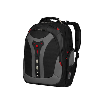Artikelbild 3 für WENGER Laptop-Rucksack Pegasus Kunstfaser schwarz/grau 25,0 l bis 43,2 cm (17 Zoll), Artikelnummer 926939